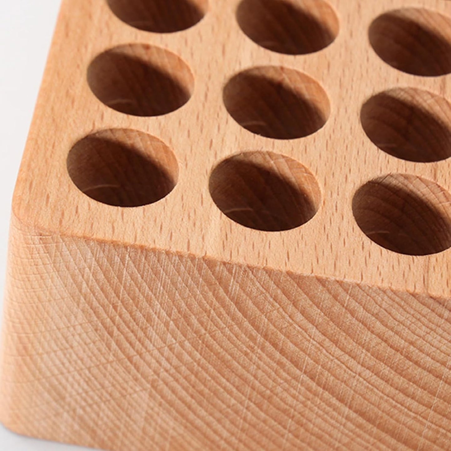  Porte-outils Robuste En Bois De Hêtre - Plusieurs Compartiments Pour Studio à Domicile Ou Espaces De Travail Professionnels - Solution De Rangement D'outils Artisanaux