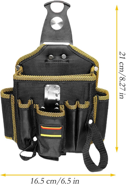 Pochette à Outils Ceinturée Pour Électricien - Organisateur De Travail Et Porte-Outil Pour Techniciens | Ceinture Holster Légère Utilitaire Pour Adultes Coiffeurs Artisans Ouvriers