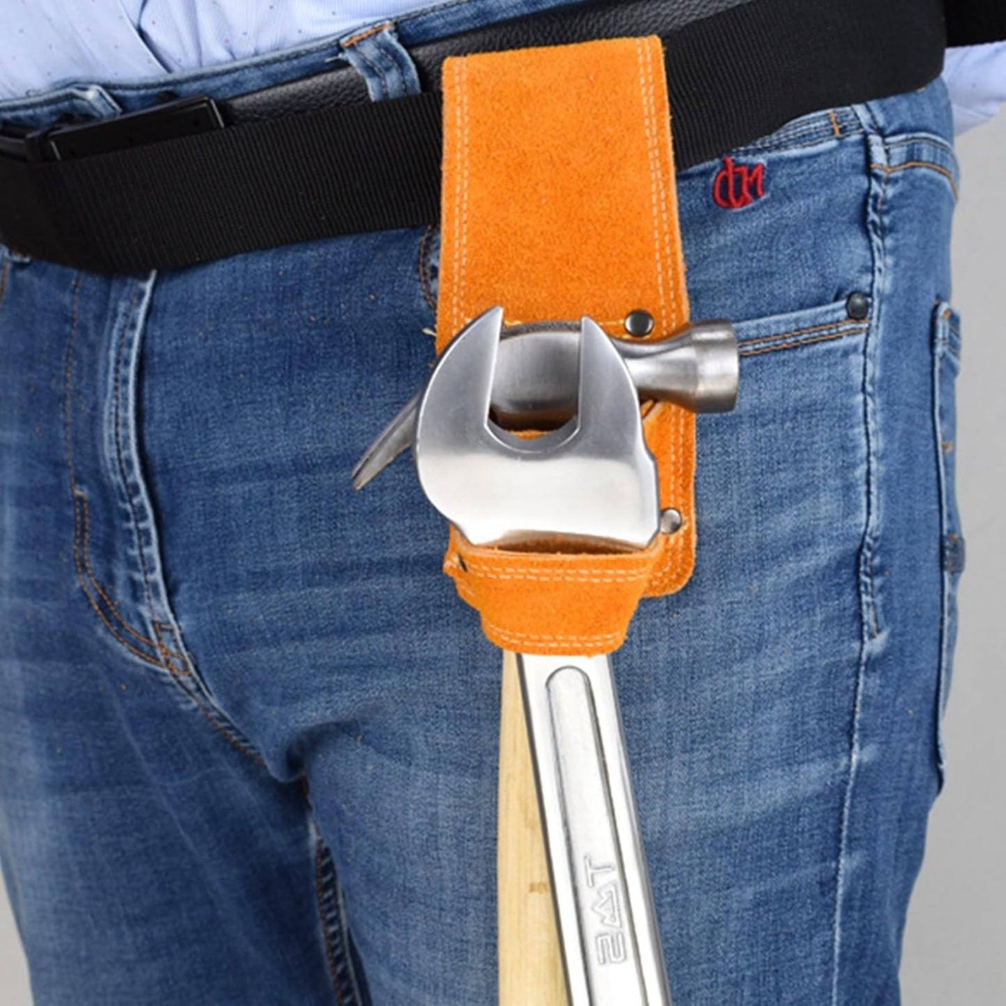  Pochette à Outils Multifonctionnelle Pour Marteau, Clé, Sac De Rangement, étui De Poche Pour Marteau, Porte-outils, Ceinture Pour Le Travail Du Bois, Porte-outils En Cuir