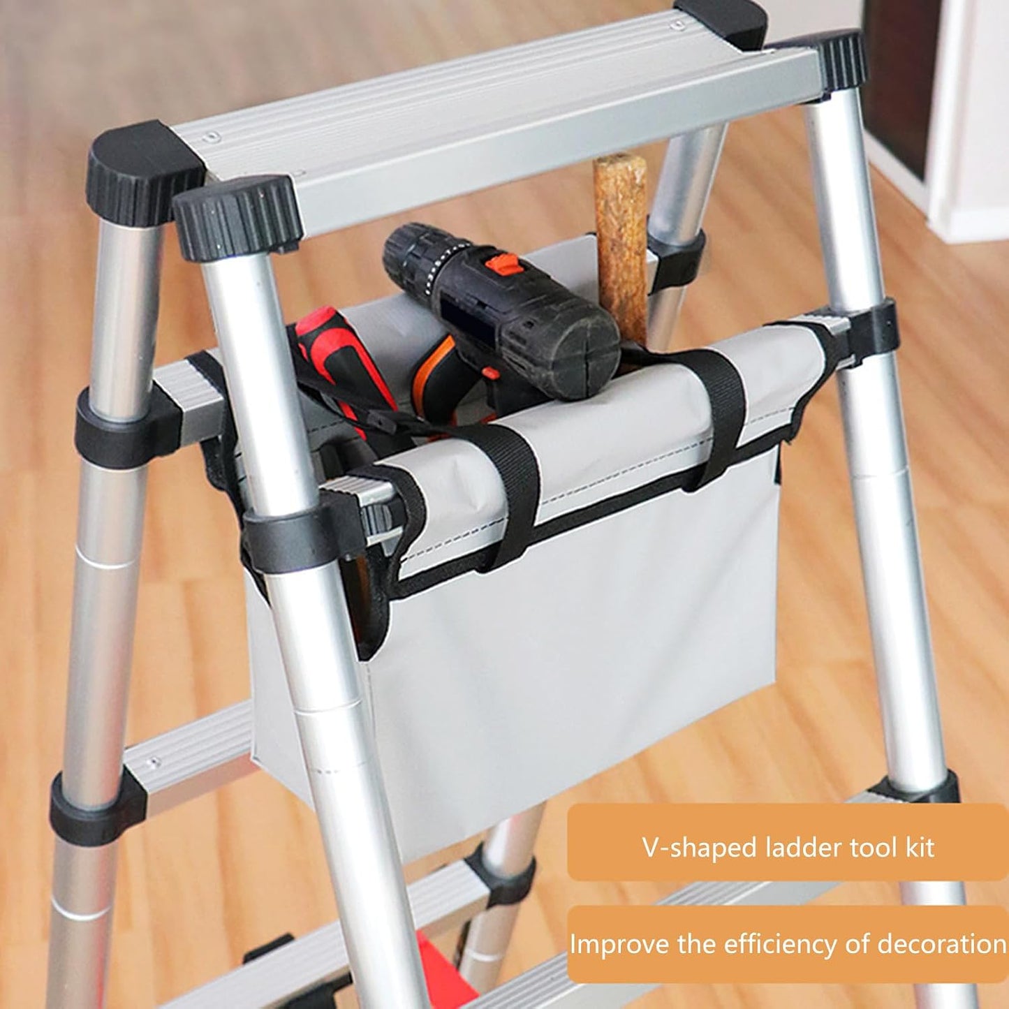  Organiseur à Outils Professionnel En Tissu Résistant à La Déchirure, Sac De Rangement Ergonomique à Accès Rapide, Accessoires D'atelier Portables