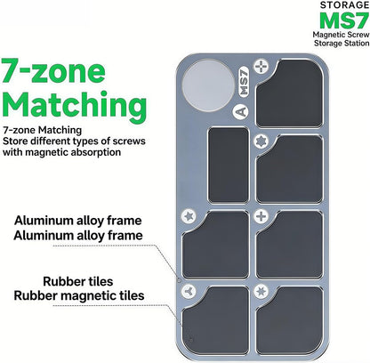  Grand Plateau De Support De Vis Pour Téléphone Et Ordinateur Avec Station De Construction En Alliage D'aluminium