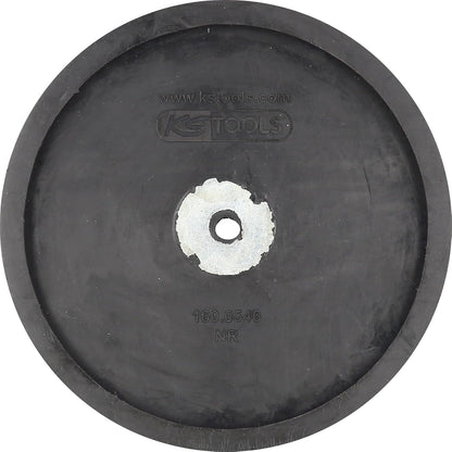  KS TOOLS 160.0546 Plateau En Caoutchouc 38 Pour Ponts élévateurs Herrmann, Ø 130 Mm (Lot De 2)