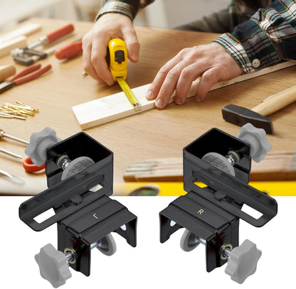  Pinces De Fixation Robustes En Acier Inoxydable Adaptées à Plusieurs Portes D'armoire Pour Une Installation Rapide Par Tous Les Utilisateurs. Pinces Polyvalentes