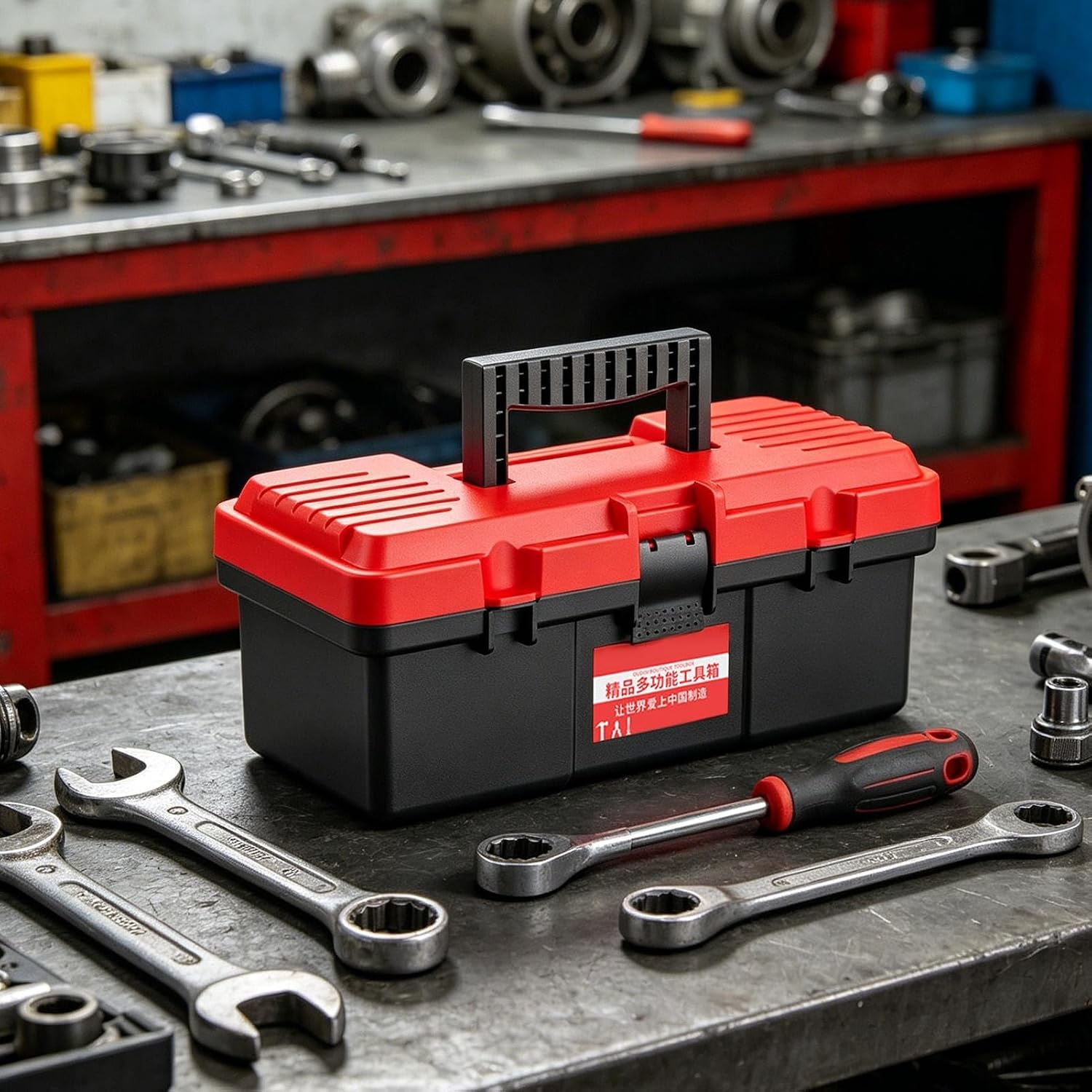 GENERIC Boîte à Outils Portable – Sac De Transport Compact, Organiseurs à Entrée Rapide Pour Le Matériel, Coffre Robuste Avec Poignée Ergonomique, Matériel D'entretien, Caisse Utilitaire Pour Ateliers Et