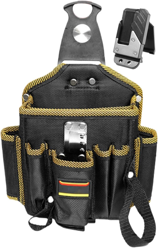  Pochette à Outils Ceinturée Pour Électricien - Organisateur De Travail Et Porte-Outil Pour Techniciens | Ceinture Holster Légère Utilitaire Pour Adultes Coiffeurs Artisans Ouvriers