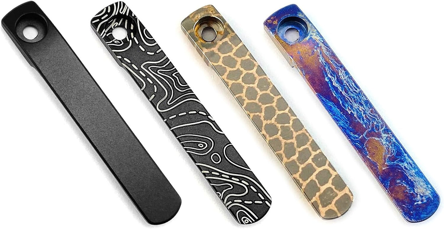  Pince Arrière En Alliage Métallique Légère Pour Un Transport Facile Avec Clip De Poche En Option Couleur