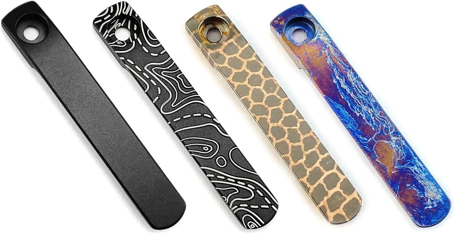  Pince Arrière En Alliage Métallique Légère Pour Un Transport Facile Avec Clip De Poche En Option Couleur