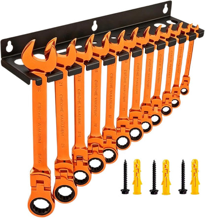 Generisch Porte-clés Et Organiseur – Étagère De Rangement Pour Clés Mixtes , Grande Capacité Avec Bandes Magnétiques, Acier à Outils Robuste, Montage Mural Peu Encombrant, Pour Le Garage