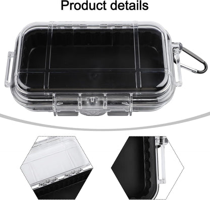  Boîte De Rangement à Outils Robuste Fabriquée En Matériau ABS Avec Blocage De La Lumière Et Rembourrage Personnalisable Pour Un Transport Sécurisé (noir)