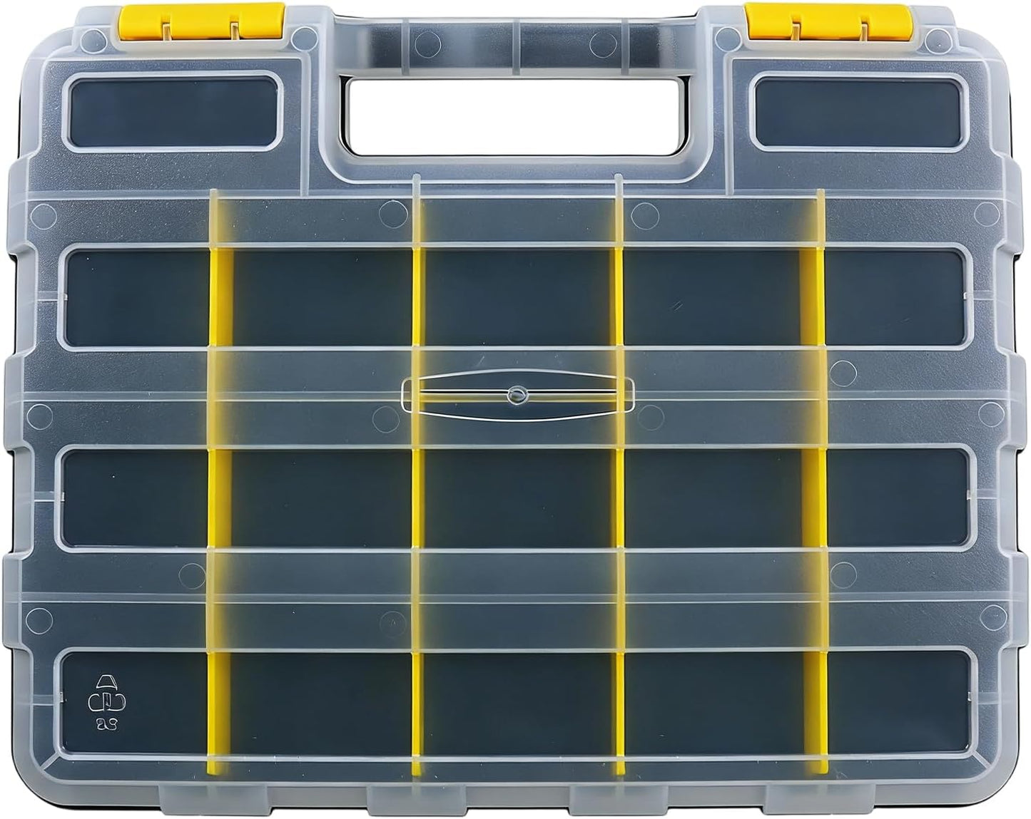 GENERIC Organisateur De Vis - Boîte Avec 34 Compartiments,Organisation D'Outils Pour Petites Pièces,pour Écrous Clous Perles Boulons Composants Électroniques Garage Et Atelier