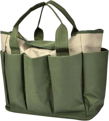 GENERIC Sac De Rangement Robuste, Organiseur D'outils De Jardinage, Utilitaire Avec Doublure Imperméable, Système De Poche, Sac De Transport Portable Avec Design Robuste, Entretien Extérieur Pour Truelles Et