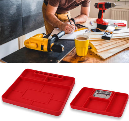  Plateau à Outils En Silicone Souple Pliable Et Facile à Nettoyer Pour Les Techniciens Gestion Efficace Des Outils Dans Les Réparations En Atelier