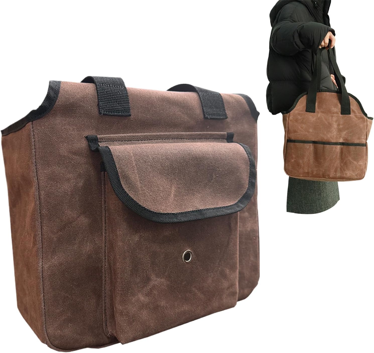  Sac De Jardin, Sac De Transport Avec Poignée Renforcée Et Plusieurs Poches, Organisateur D'outils De Jardin, Pour Débutants, Amateurs, Paysagistes, Hommes Et Femmes, Jardinage En Plein Air