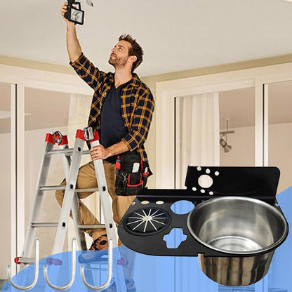  Ladder Tool Storage Rack, Ladder Tool Organizer, Ceiling Tool Bracket, Home Renovation Tool Holder, Hand Tool Organizer Bracket For Ceiling Projects, Interior Decoration, -Site Construction