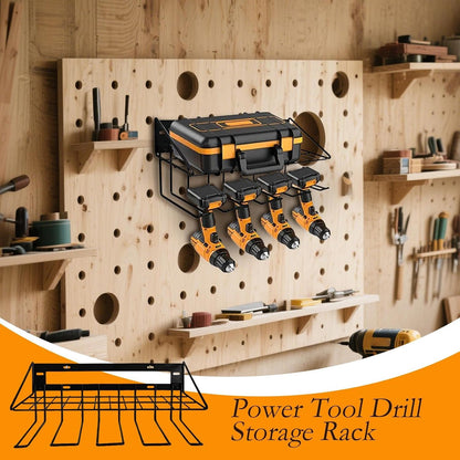  Generisch Porte-outils | Rangement En Métal Pour Garage, Maison, Abri De Jardin, Rangement Pour Perceuses