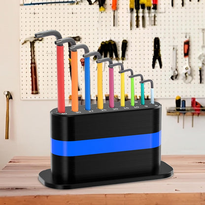  Porte-Clés Allen - Support En L Pour Clés,Étagère Antidérapante à Libération Rapide Pour Atelier Garage Établi Cart à Outils Plombier Charpentier Technicien
