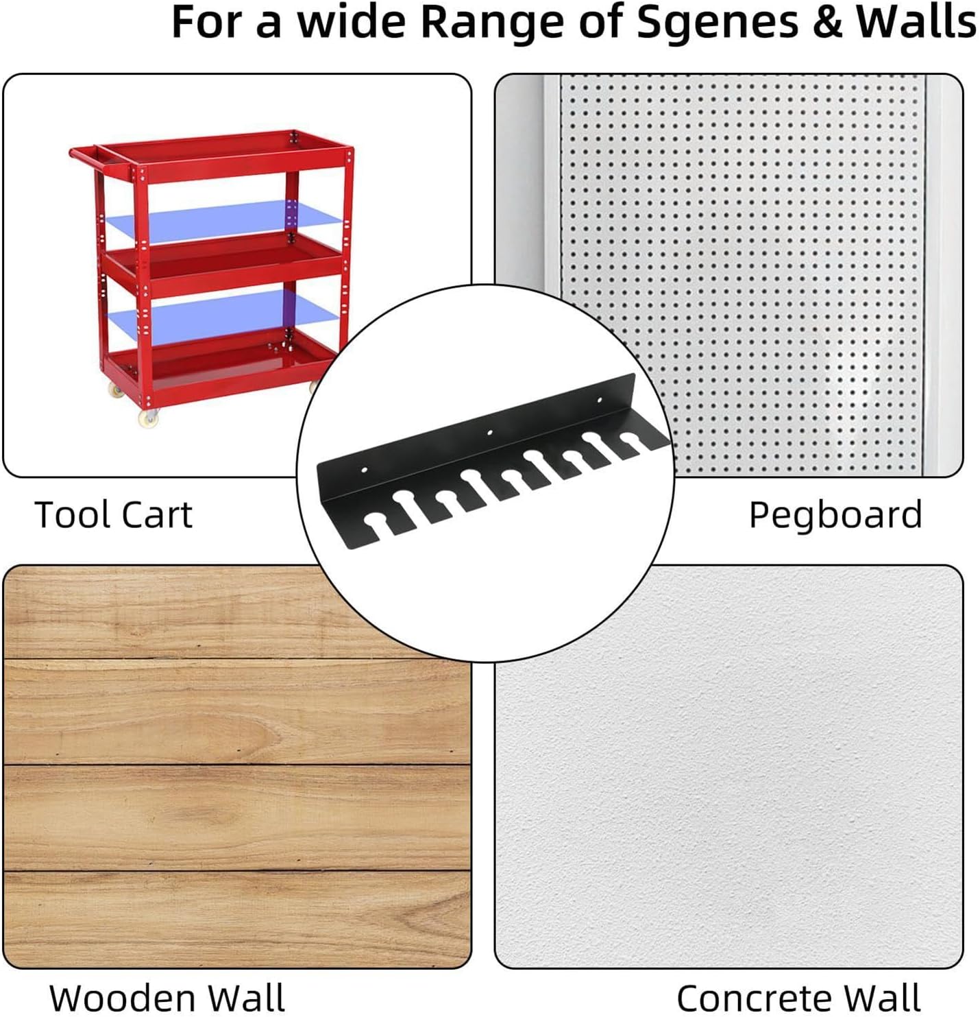  Organisateurs De Porte-clés, Support De Rangement Pour Clés - Organisateur D'outils De Tournevis Mural - Organisateur D'outils De Tournevis Robuste, Support De Pinces à Barre Pour établi à La Maison