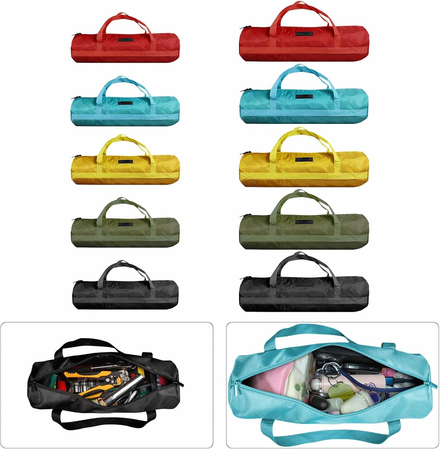  Sac à Outils Compact Et Solide En Tissu Oxford Pour L'organisation Et Le Transport Sans Couture Des Organiseurs Portables De Grande Capacité