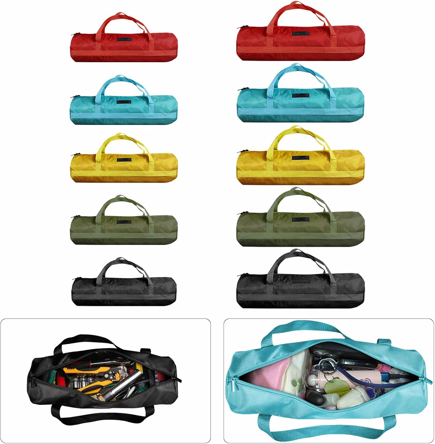  Sac à Outils Compact Et Solide En Tissu Oxford Pour L'organisation Et Le Transport Sans Couture Des Organiseurs Portables De Grande Capacité