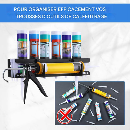  Rangement Pour Embouts De Colle - Support Organisateur Murale Pour Applicateurs De Colle | Rangement Pour Outils De Professionnels En Rénovation Et Maintenance