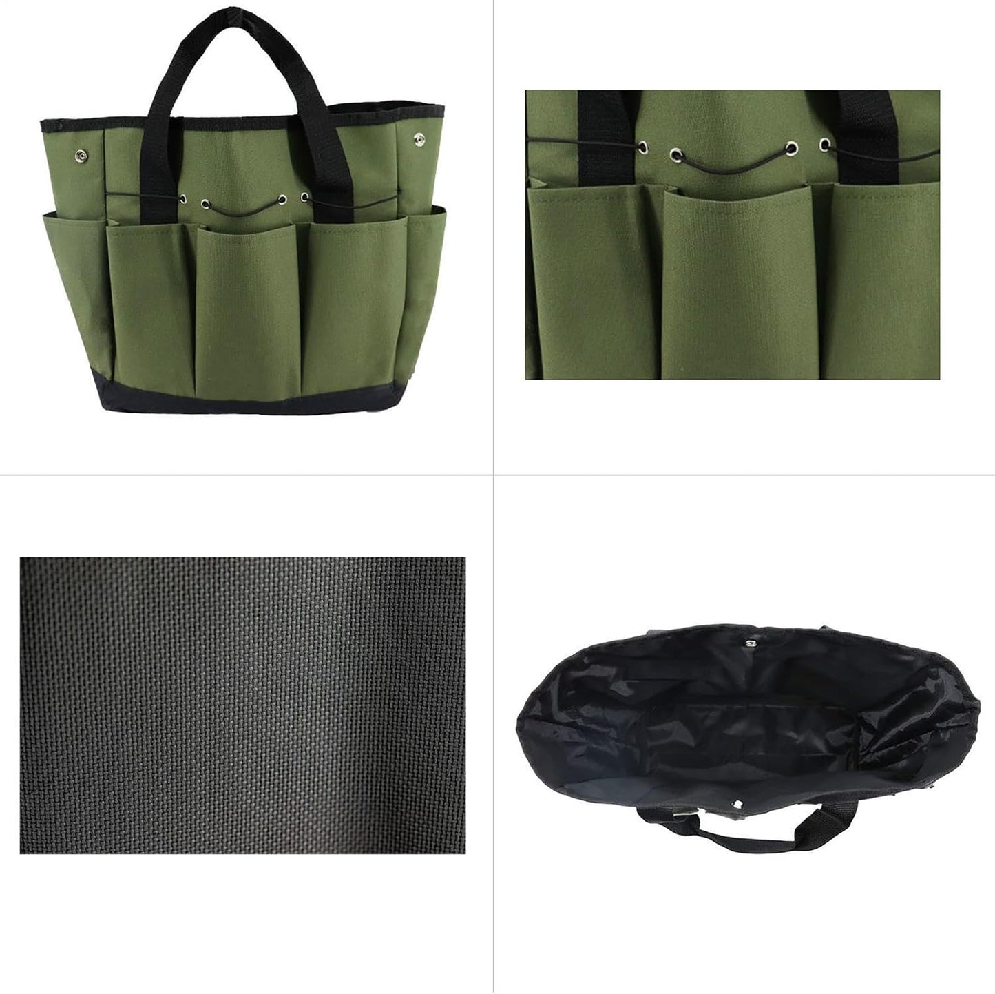  Sac De Rangement Pour Outils De Jardin | Sac De Rangement Robuste Pour Outils De Jardin Avec Poches - De D'outils De Oxford Robuste, Sac à De à Genoux, Organisateur