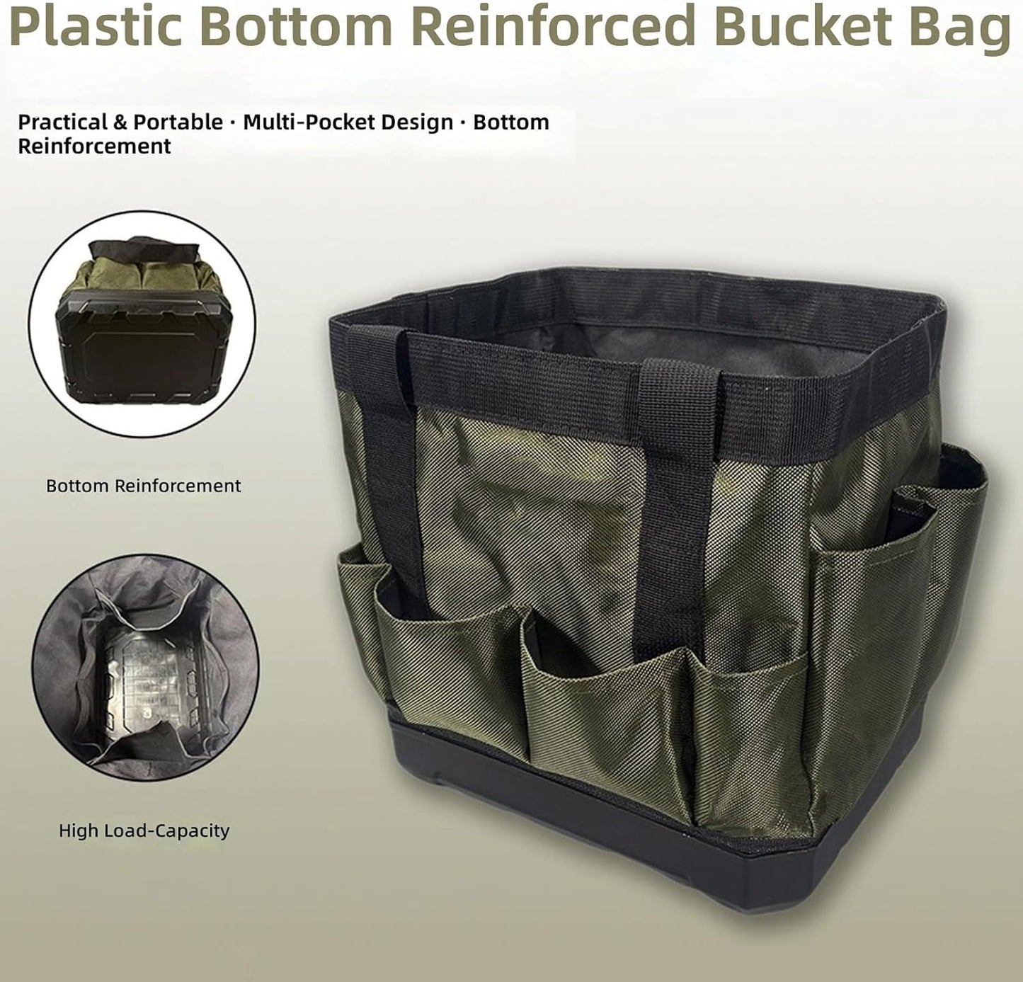  Outil Robuste Renforcé Avec Prise En Main Confortable Pour électricien équipement De Plein Air Sac De Rangement De Jardin Université Poignée Renforcée En Tissu