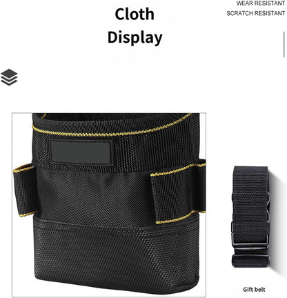  Porte-outils Polyvalent Robuste Avec Ceinture Amovible Et Aimants Puissants, Sac Multifonction, Sac D'utilisation, Rangement De Travail, Projets De Bricolage, Rangement, Atelier, Organisation