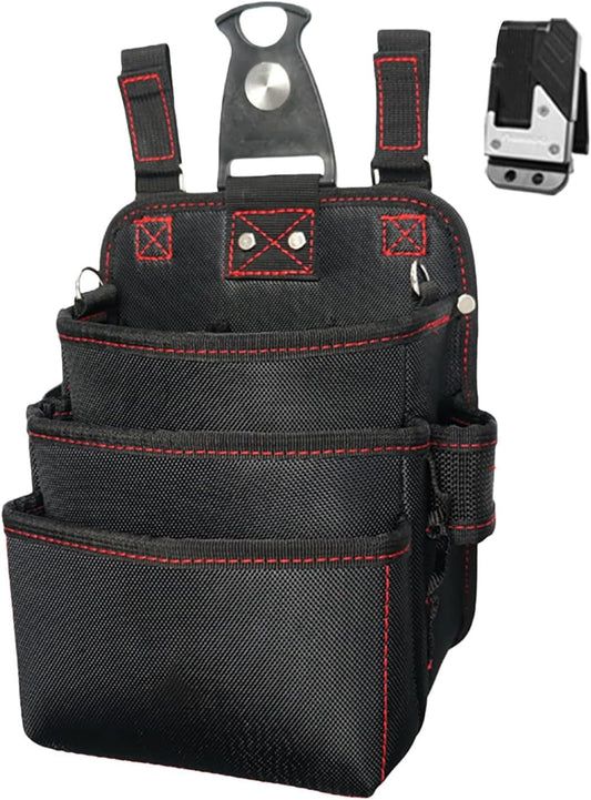  Ceinture à Outils | Sac Banane Oxford étanche à 3 Couches, Poches à Outils Avec Plusieurs Compartiments, Pour Constructeurs, Jardiniers, Mécaniciens, Motocyclistes, Activités De Plein Air