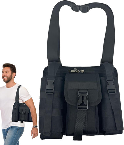  Petite Pochette à Outils,petit Sac à Outils - Seau Organisateur D'outils Multifonctionnel - Sac De Poitrine Porte-outils, Rangement Et Organisation De Voiture Pour L'extérieur Et L'intérieur