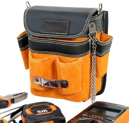  Générique Pochette De Ceinture À Outils | Banane Imperméable à Poches Multiples,avec Bretelle Amovible Et Ceinture Porte-Outil - Pour Les Travaux De Construction, D'Électricité, De Maintenance, De