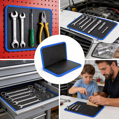  Tapis Magnétique Flexible, Organiseur De Pièces Antidérapant, 23,5 X 0,7 Cm, Support D'outils Avec Maintien Sûr, Travail Professionnel Avec Aimants Haute Résistance, Plateau De Composants En Silicone