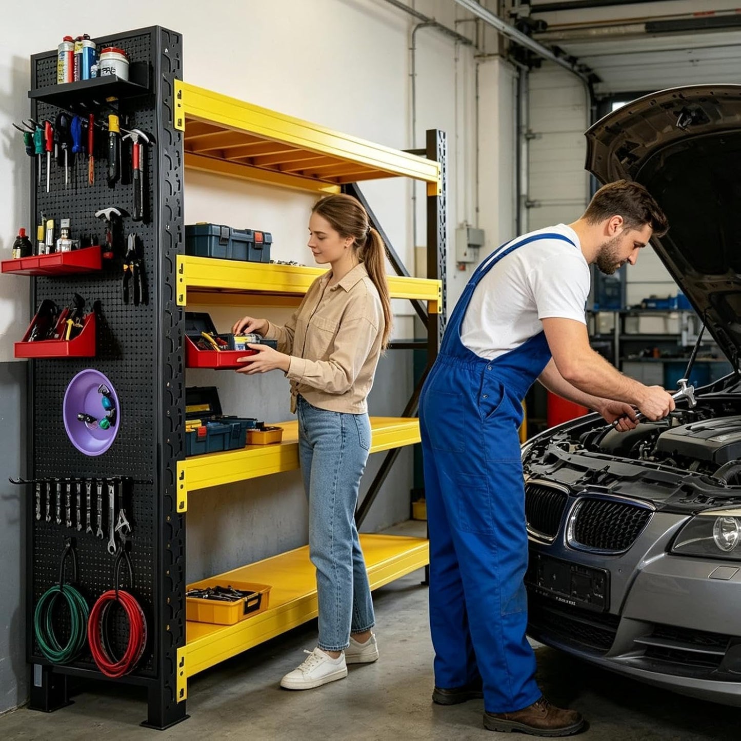  Plateau à Outils Magnétique | Organisateur En Acier Inoxydable,Organisateur D'outils | Pour Atelier De Garage De Réparation De Voiture De Stockage