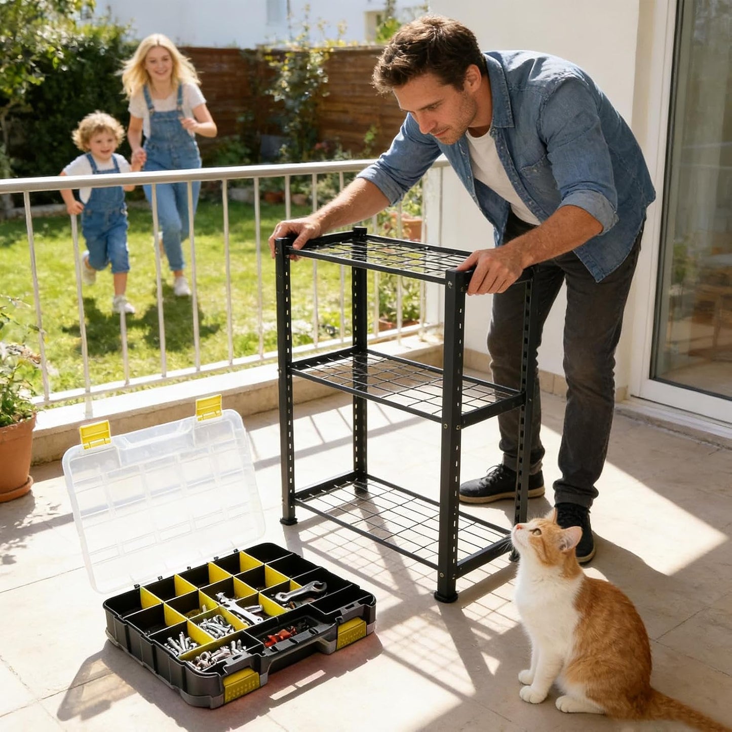 GENERIC Organiseur De Vis – Boîte De Rangement à 34 Compartiments Pour Clous, Vis, Boulons, Petites Pièces Pour Noix, Perles, Bijoux, Articles De Pêche, Garage, Bureau, Maison, Atelier, électriciens
