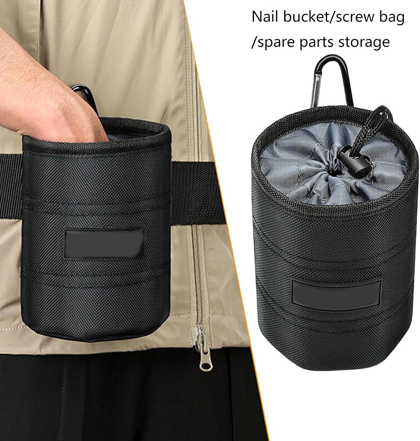  Pochettes à Outils Multifonctionnelles Sac De Rangement Pour Menuiserie Et Rénovation De La Maison Avec Ceinture Réglable Porte-outils Portable