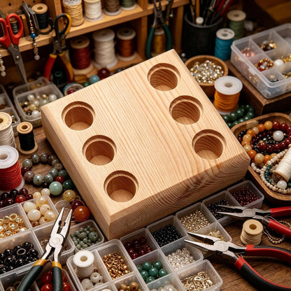  Range-Pinces,Plateau De Rangement En Bois Avec Fentes Multiples Pour Pinces,Organisateur Outils Perlage | Pour Garage, Établi, Armoire, Service Mécanicien, Travaux Construction