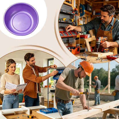  Plateau Magnétique Pour Pièces – Support En Acier Inoxydable, Plateau à Vis, Pour Mécanicien, Atelier, Garage, Réparation De Voiture