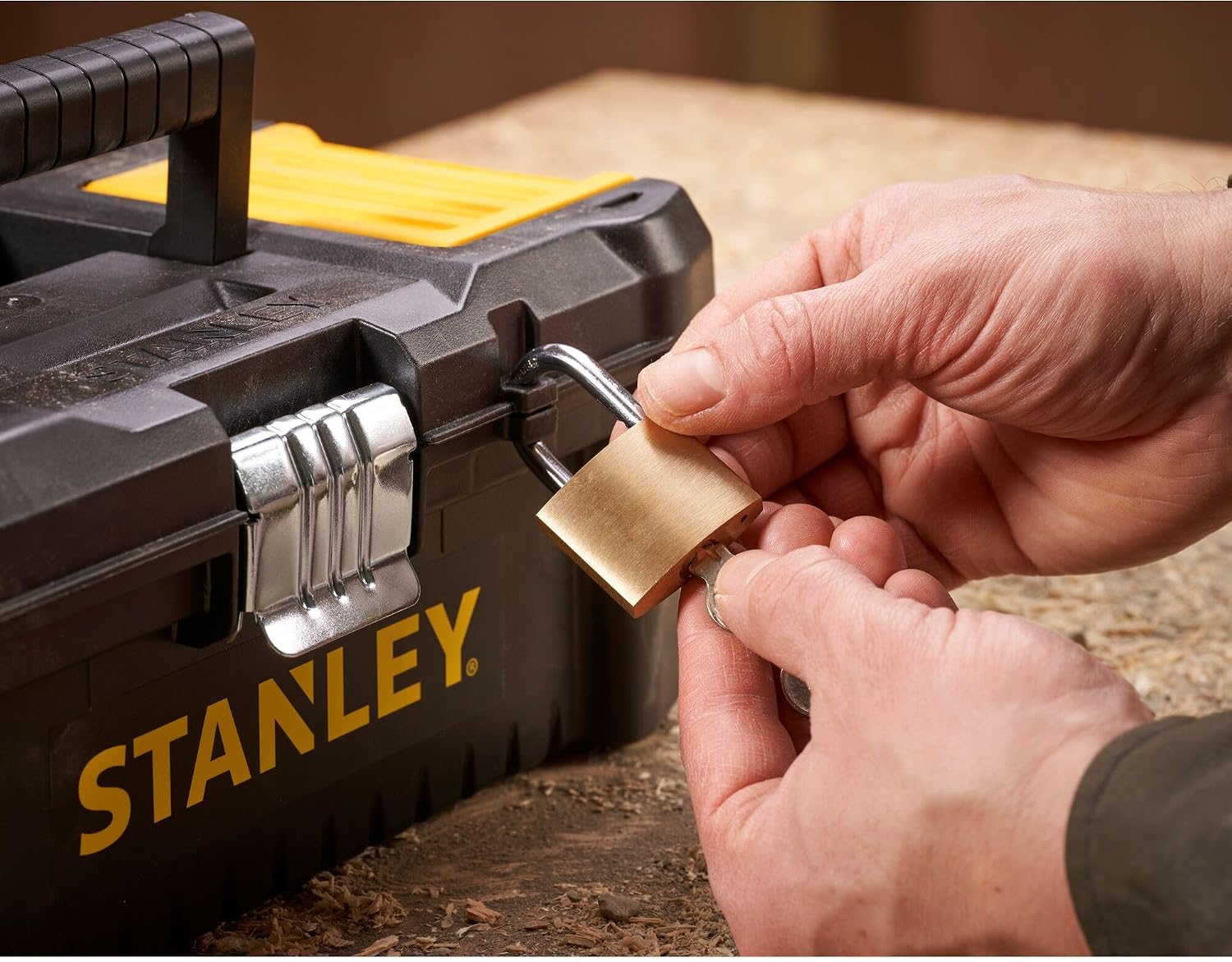  Stanley Stst1-75515 Boîte À Outils Avec Plateau Porte-Outils Amovible - 2 Organiseur & Tayg 22555 Casier à Séparateurs Amovibles Basic Line Nº 22-21, Noir