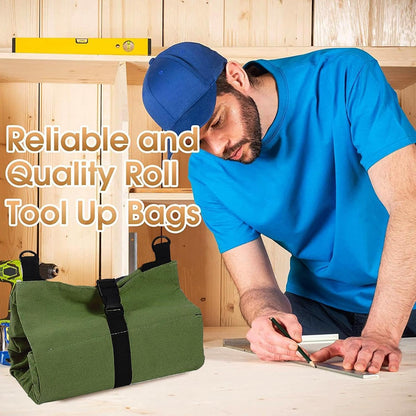  Pochette Enroulable Pour Clé - 5 Fourre-tout De Transport à Fermeture éclair Pour Outil De Fermeture éclair,Organisateur De Sac à Outils Pliable Avec Organisateur De Pochette à Outils Robuste Et Sac D
