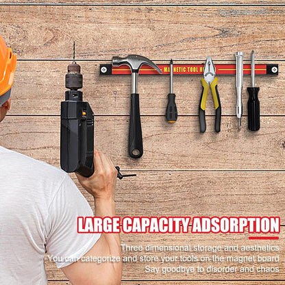  Organisateur D'outils Magnétique, Bande Porte-outils Magnétique - Support De Stockage D'outils De Grande Capacité,Organisateur Peu Encombrant Pour Atelier, Atelier De Réparation Automobile, M