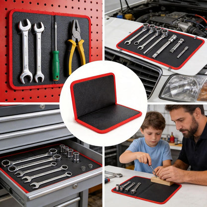  Tapis à Outils Magnétique - Organisateur De Pièces Avec Aimants,Tapis De Travail Magnétique | Pour Garage Maison Voiture Auto Bricolage Électronique Clés Tournevis Boulons