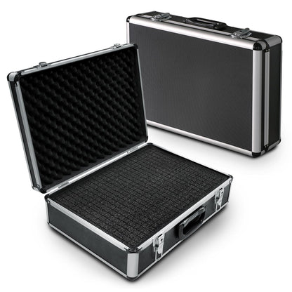  Peak Tech P 7310 - Mallette Universelle Pour Instruments De Mesure, Robuste En Aluminium, Compartiment à Outils, Rembourrage En Mousse, Verrouillable, Anti-Poussière, XL - 460 X 330 X 150 Mm