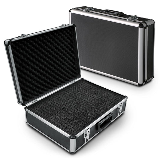 Peak Tech P 7310 - Mallette Universelle Pour Instruments De Mesure, Robuste En Aluminium, Compartiment à Outils, Rembourrage En Mousse, Verrouillable, Anti-Poussière, XL - 460 X 330 X 150 Mm
