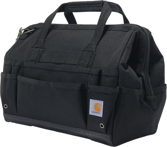  Carhartt Onsite Sac à Outils Durable, Résistant à L'eau, Sac De Rangement Pour Outils, Lourd, 40,6 Cm, 30 Poches, Noir